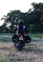 40L Quick Release Motorcycle Saddle Bags with Waterproof Inner Liners Universal