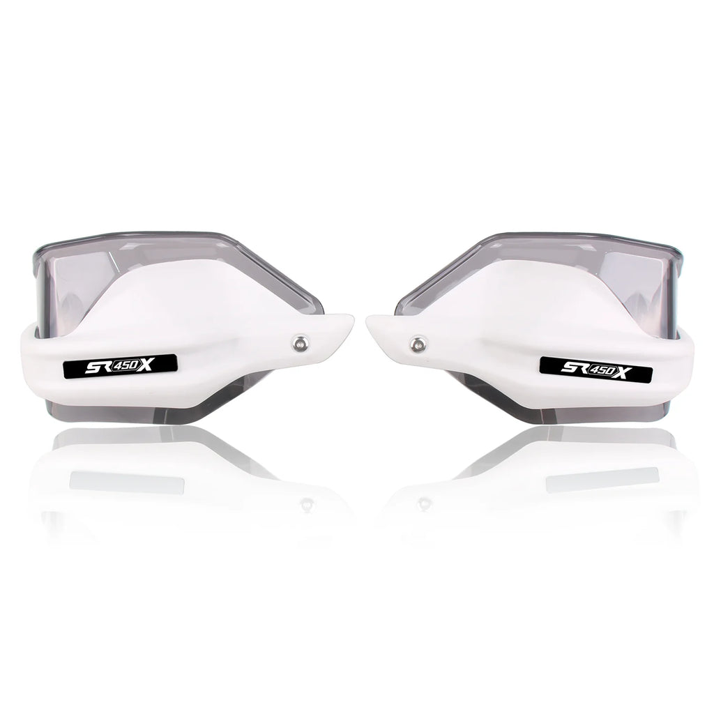 White SR450X handguards with light smoke shields