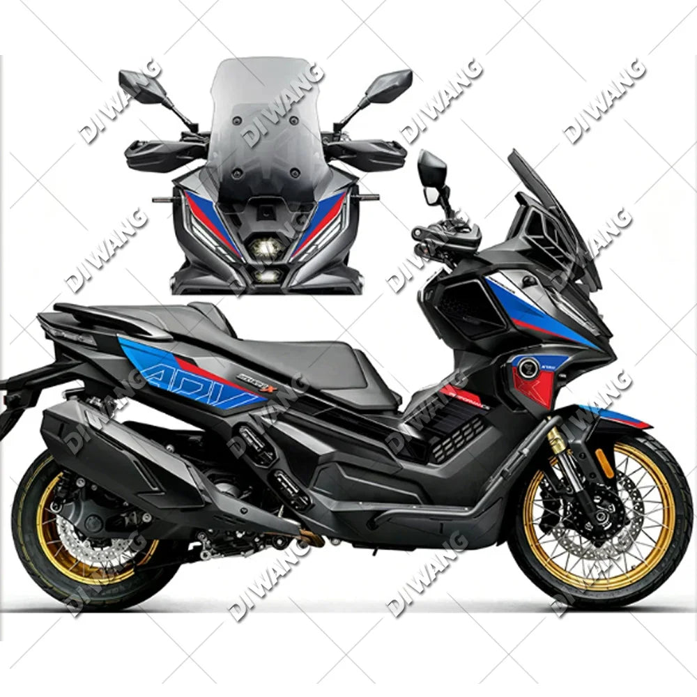 Water-resistant graphics decal kit for VOGE SR450X 2026, Style 11 design