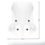 Parabrisas delantero para VOGE DS900X (2024-2025): Deflector de viento elevado