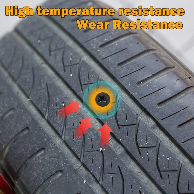 Universal Emergency Tubeless Tyre Repair Screw Kit