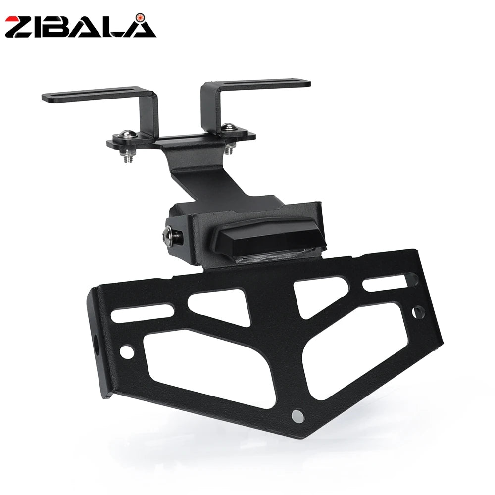 Motorcycle License Plate Holder Tail Tidy Bracket with LED Light for VOGE DS / DSX Models