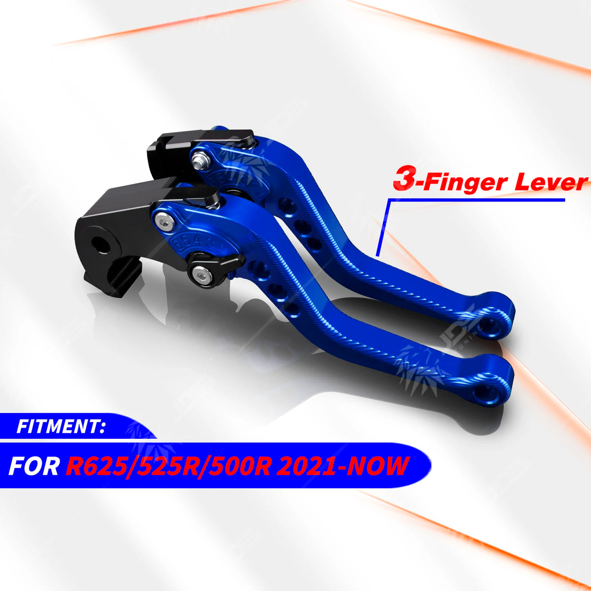 Dark blue short brake and clutch levers for VOGE R625, 525R, 500R