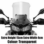 Raised Motorcycle Windshield with Deflector for VOGE Valico DS900X (900 DSX)