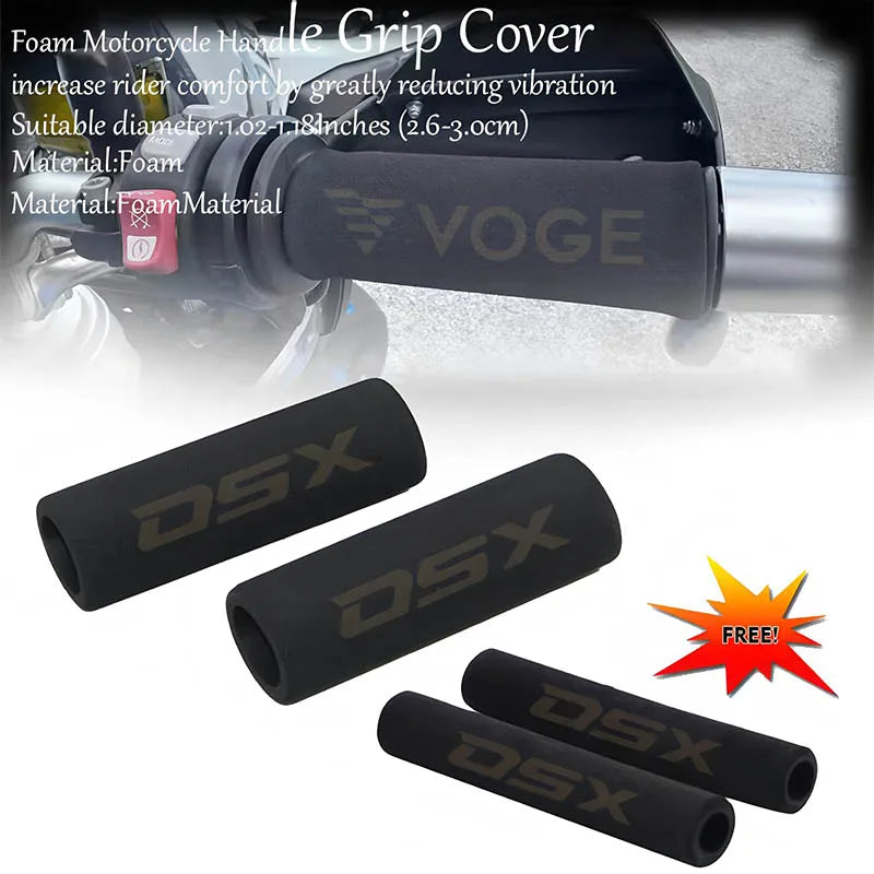 Fundas de espuma antivibración para manillares VOGE DS900X/DS625X/DS525X