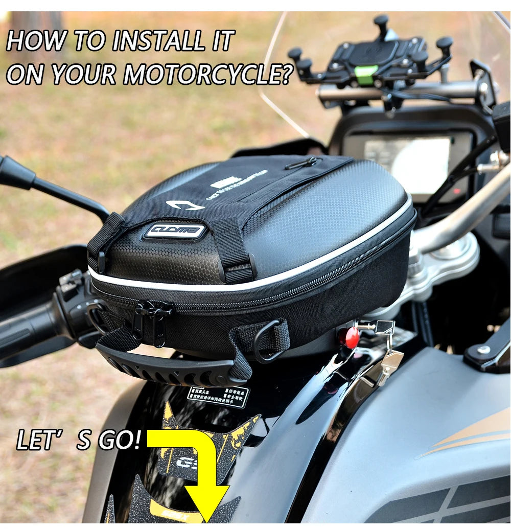 Bolsa de depósito para motocicleta con soporte para teléfono para Voge DS900X / 900DSX (2023-2024)