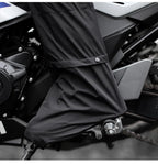 Traje de lluvia para moto reflectante con capucha desmontable, chaqueta y pantalón – foto 21
