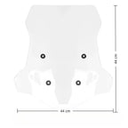 Parabrisas delantero para VOGE DS900X (2024-2025): Deflector de viento elevado