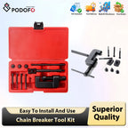 Podofo 13-Piece Motorcycle Chain Breaker & Riveting Tool Kit