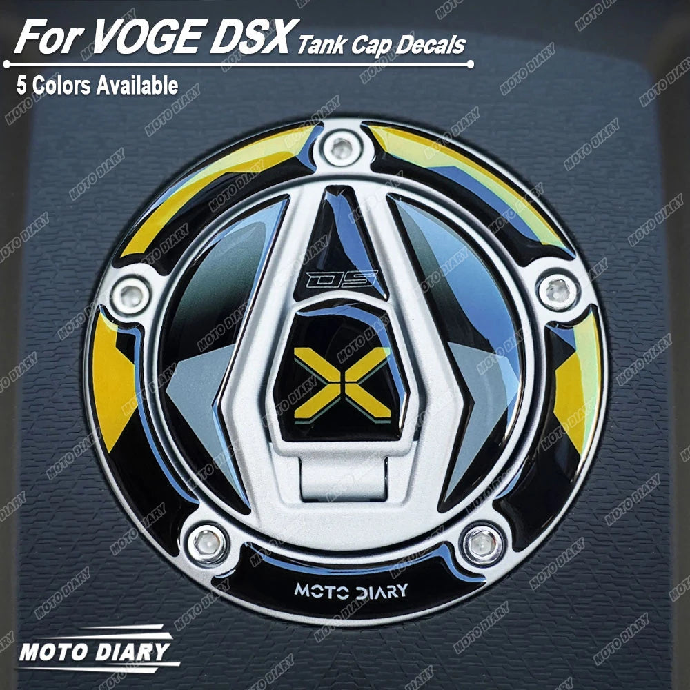 3D Fuel Tank Cap Protection Sticker for VOGE DS525X & DS900X (PVC Decal)
