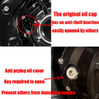 Anti-Theft Locking Oil Filler Cap & Dipstick for VOGE SR250GT (SR3)