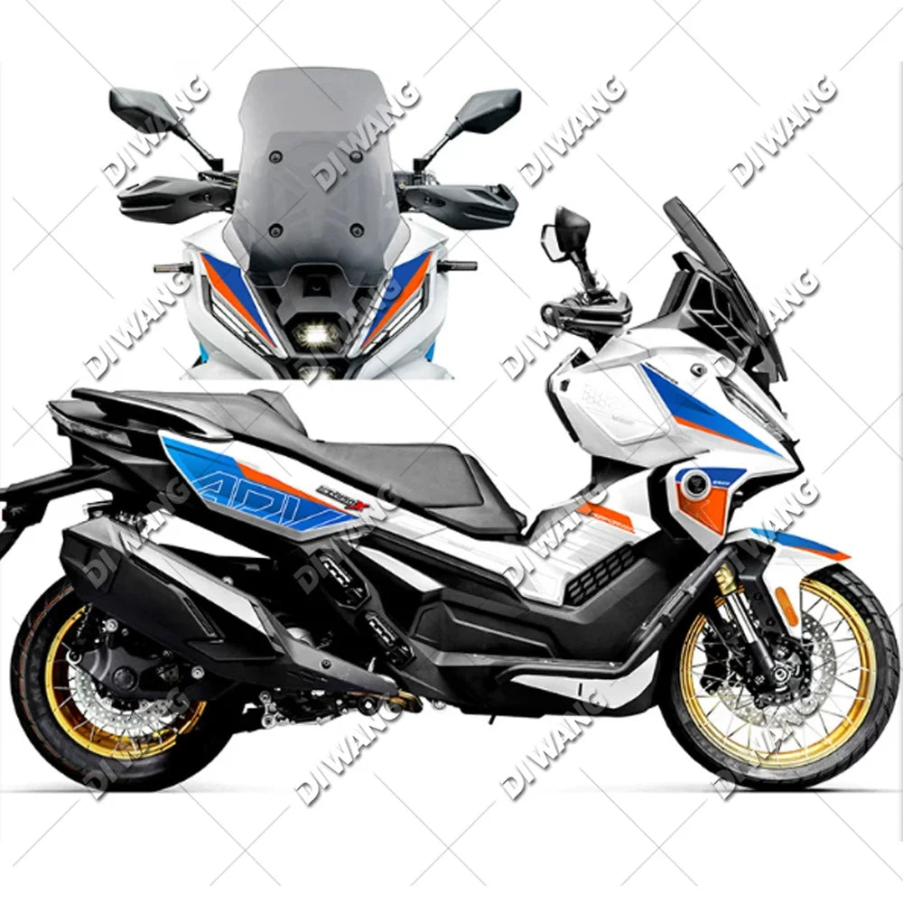 Water-resistant graphics decal kit for VOGE SR450X 2026, Style 14 design