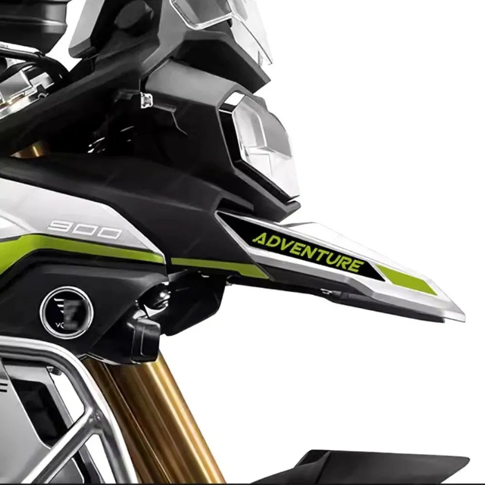 Adhesivo reflectante para el protector de labio delantero de la motocicleta para VOGE DSX900 / DS900X (2024-2025)