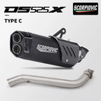 Tubo di collegamento centrale per scarico moto Slip-On per VOGE DS525X (2023–2024)