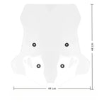 Parabrisas delantero para VOGE DS900X (2024-2025): Deflector de viento elevado