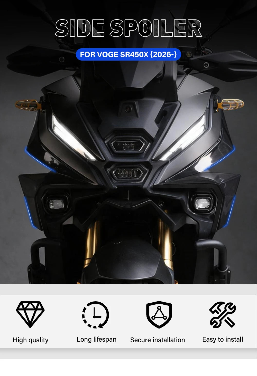 Leg Wind Deflectors for VOGE SR450X 2026