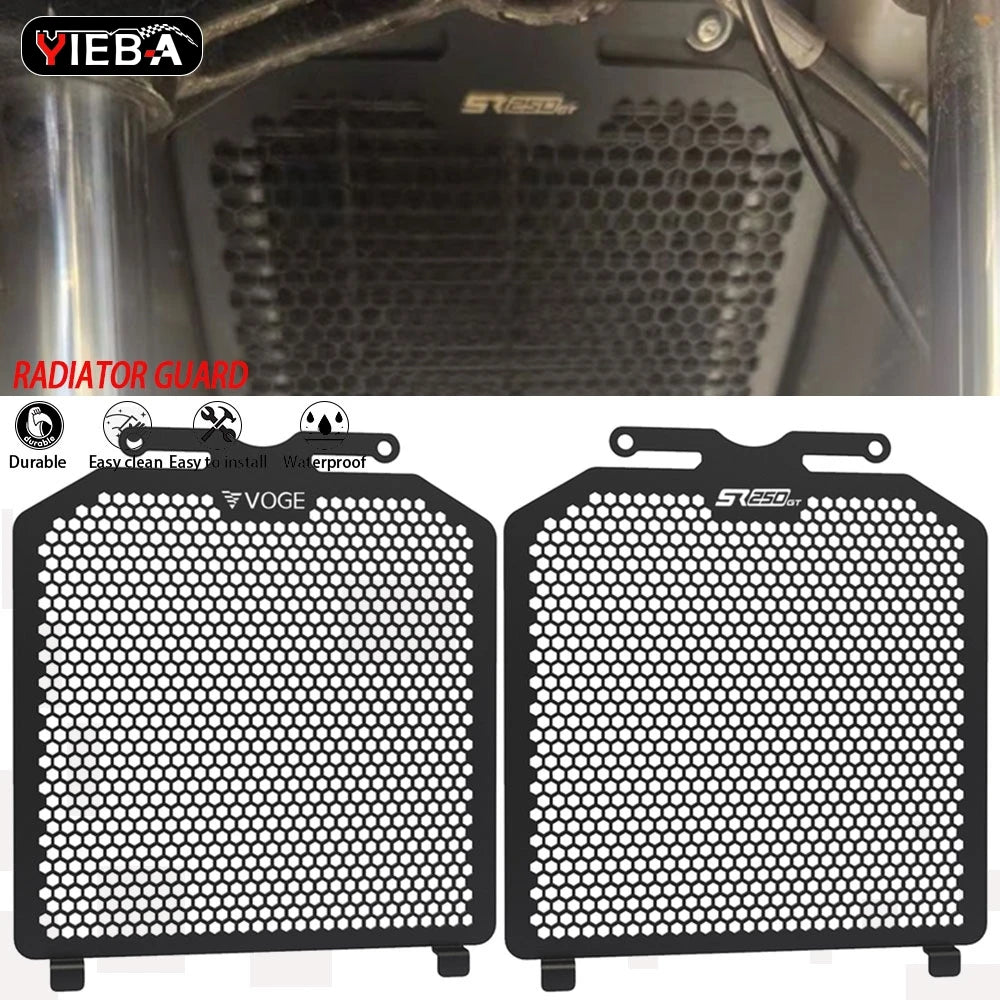 Radiator Grille Guard Protector for VOGE SR250GT 2023–2025 – Aluminum Radiator Protection Cover