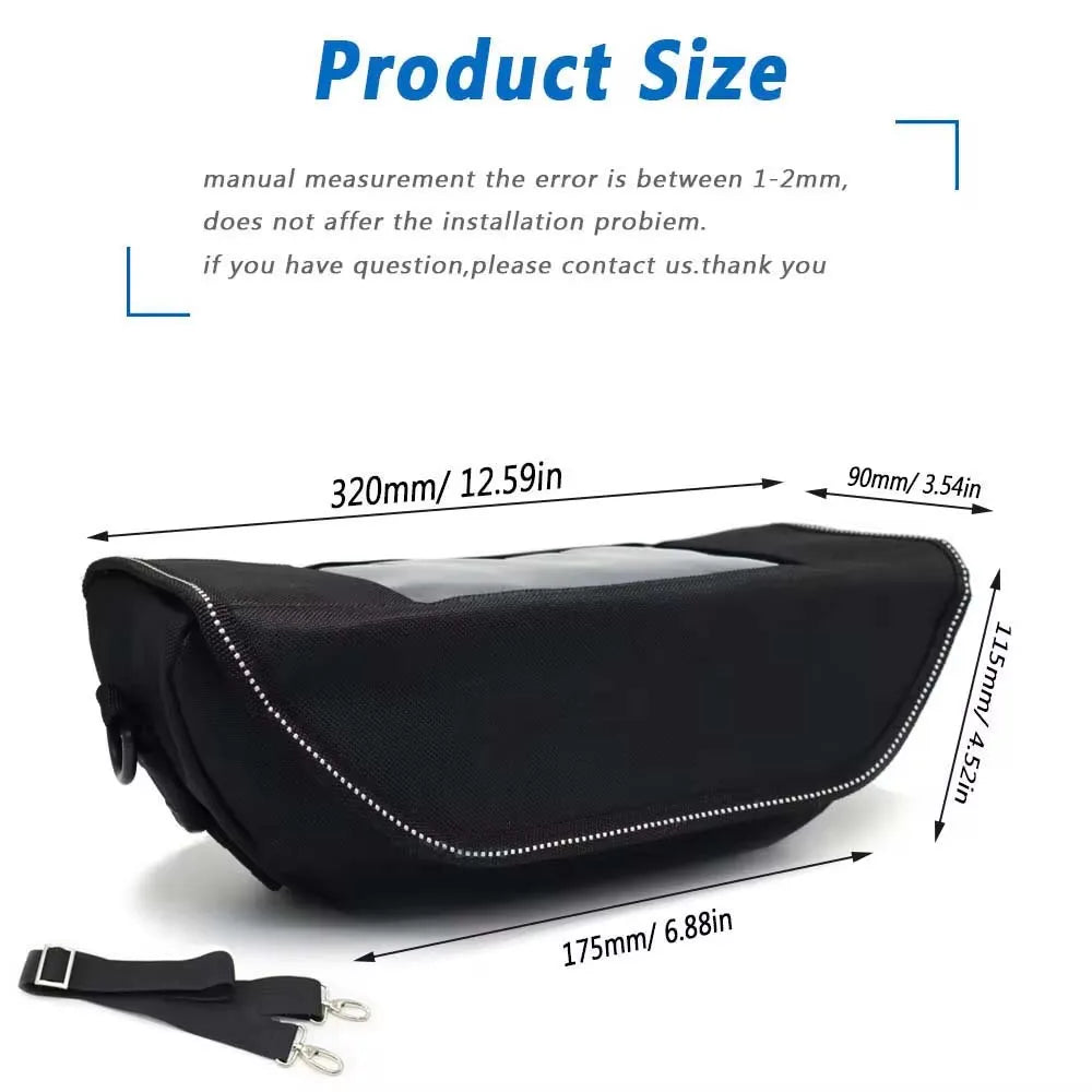 Borsa portautensili impermeabile per manubrio per VOGE DS800X Rally – Borsa portaoggetti da viaggio per moto