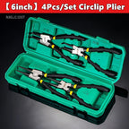4-Piece Internal & External Circlip Pliers Set