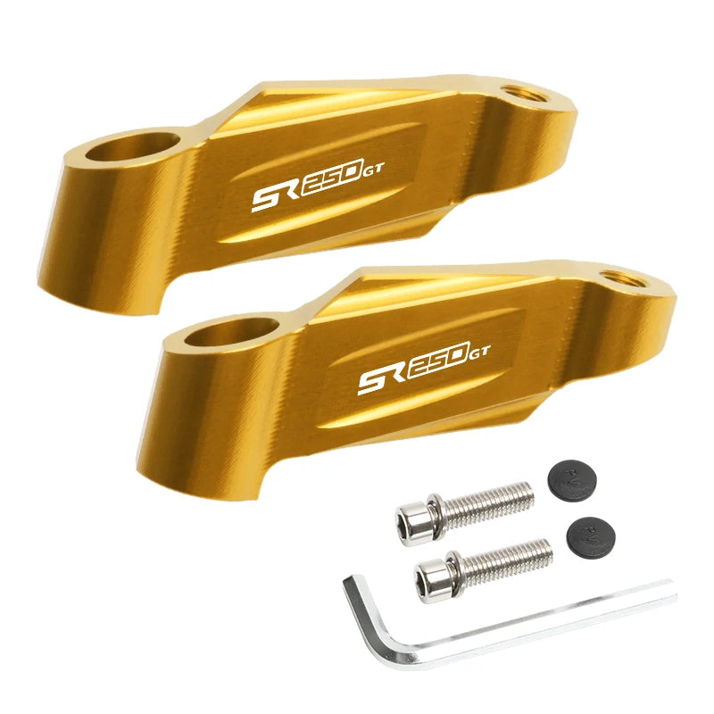 Staffa di estensione per specchietto laterale per VOGE SR250GT, SR150GT e SR4MAX – Adattatore per alzata specchietto retrovisore CNC