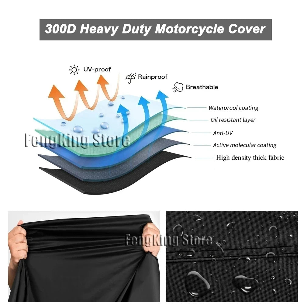 Funda impermeable para motocicleta VOGE DSX900 / DS900X (2024) – Protección UV y contra el polvo