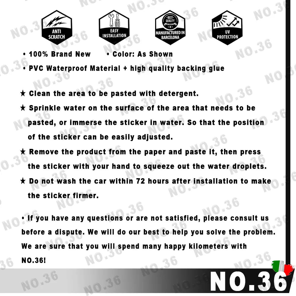 VOGE Valico DS525X Swingarm Protection Sticker Decals