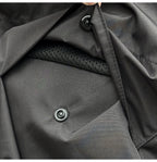 Traje de lluvia para moto reflectante con capucha desmontable, chaqueta y pantalón – foto 19