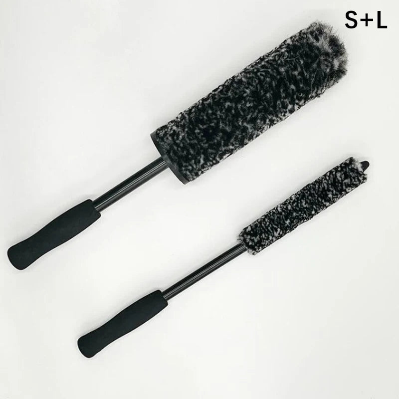 Microfiber Motorcycle Wheel Barrel Cleaning Brush