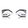 White SR450X handguards with dark smoke shields