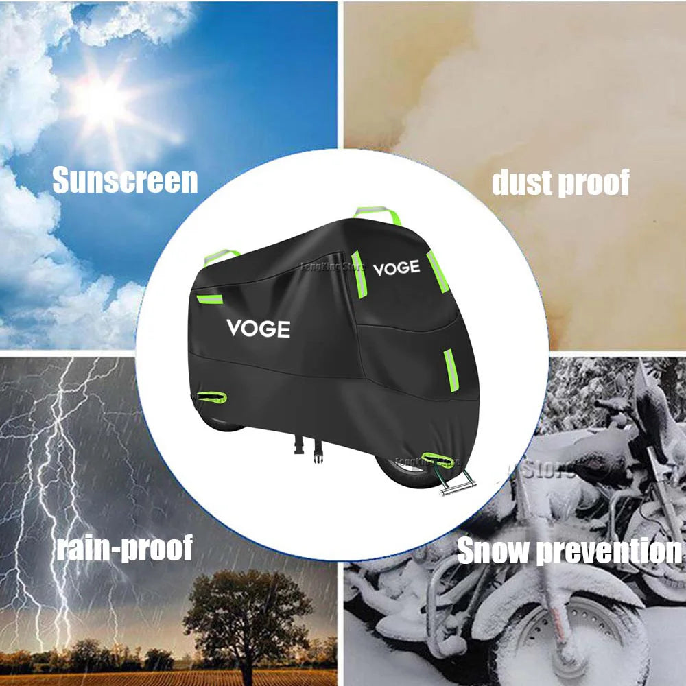 VOGE Motorcycle Cover 300D – Waterproof, UV & Dust Protection