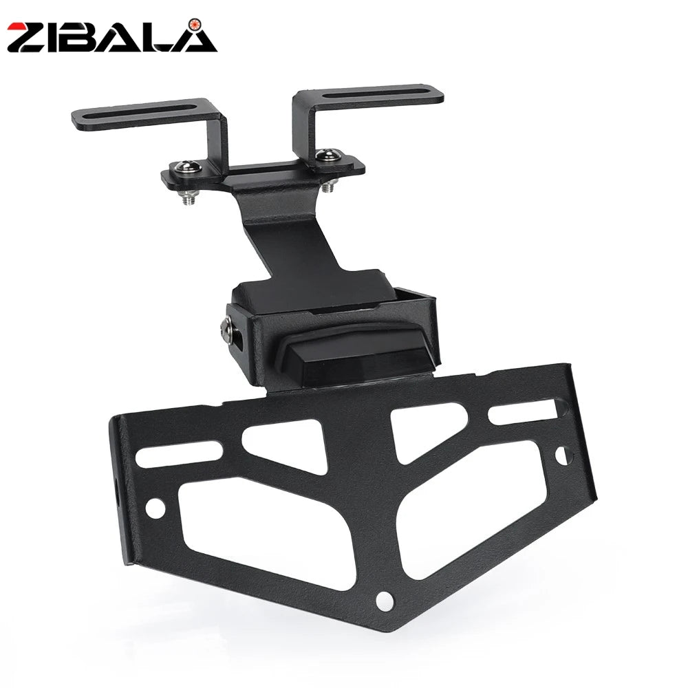 Motorcycle License Plate Holder Tail Tidy Bracket with LED Light for VOGE DS / DSX Models
