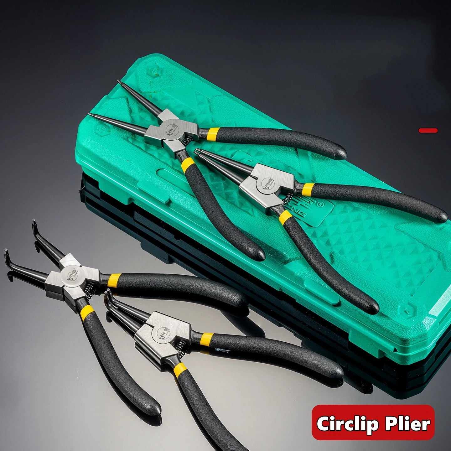 4-Piece Internal & External Circlip Pliers Set