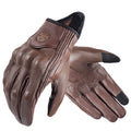 Guanti da Moto Vintage Suomy in Pelle di Capra – Dita Intere, Unisex