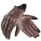 Guanti da Moto Vintage Suomy in Pelle di Capra – Dita Intere, Unisex