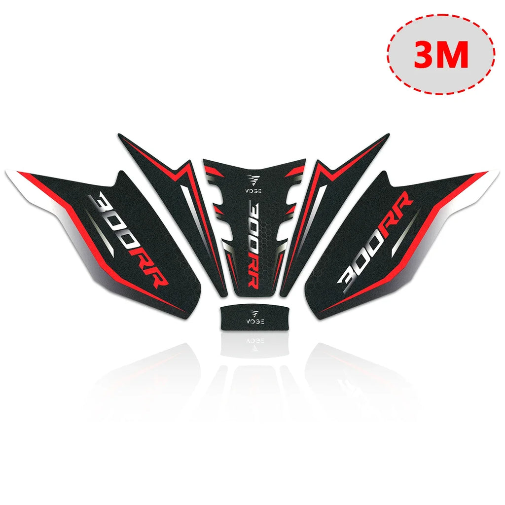 VOGE 300RR Frosted Fuel Tank Side Grip Sticker