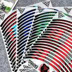 Reflective Wheel Rim Stickers for VOGE Motorcycles – 17” Rim Decal Set (Front & Rear)