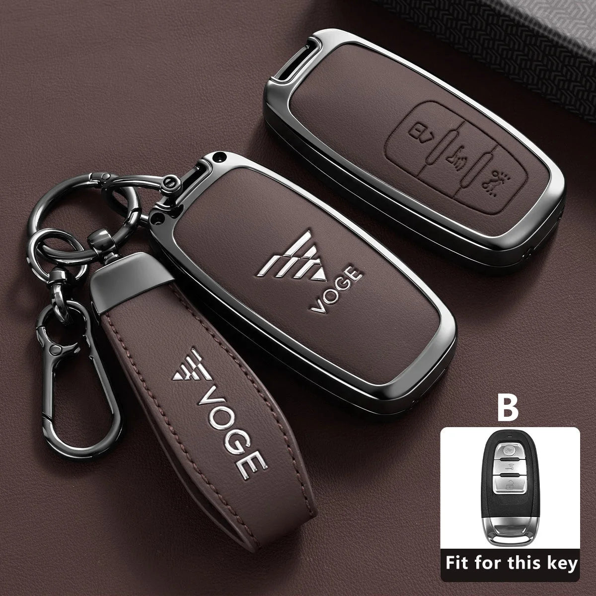 Alloy Key Cover Case for VOGE SR1 ADV 125, SR250GT (SR3), Sfida & SR16