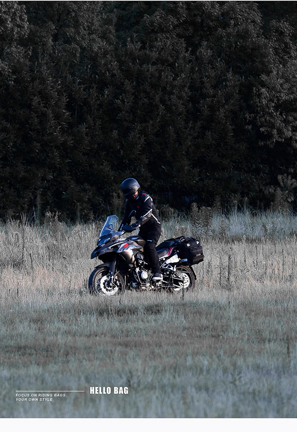 40L Quick Release Motorcycle Saddle Bags with Waterproof Inner Liners Universal