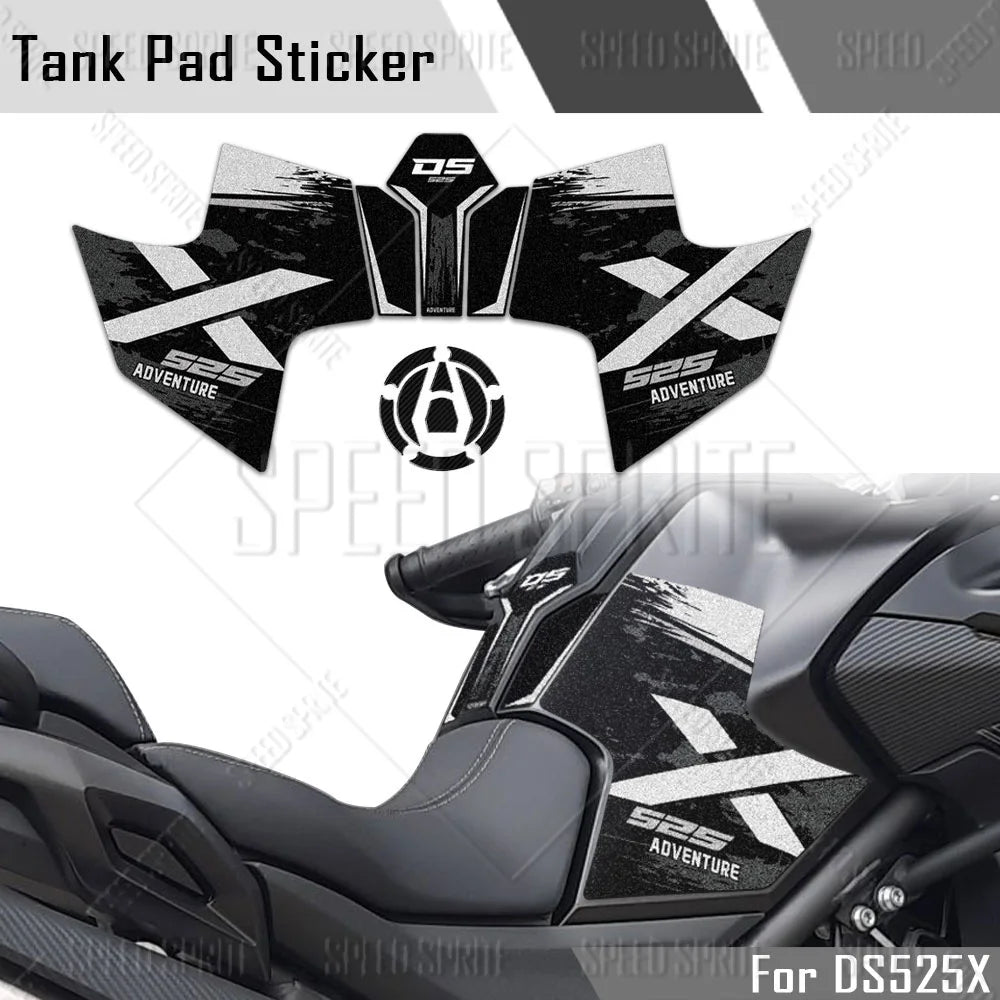 3M Anti-Slip Fuel Tank Pad Stickers for VOGE Valico 525DSX (2023–2025)