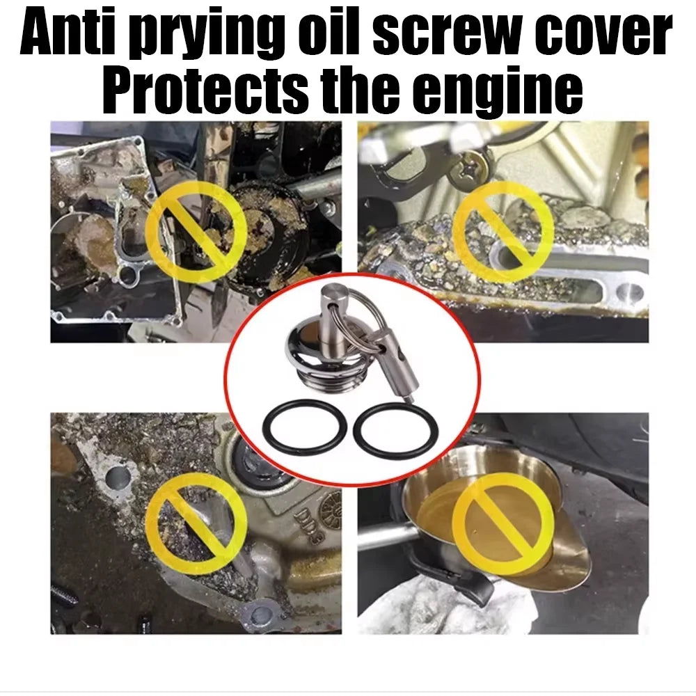 Anti-Theft Locking Oil Filler Cap & Dipstick for VOGE SR250GT (SR3)