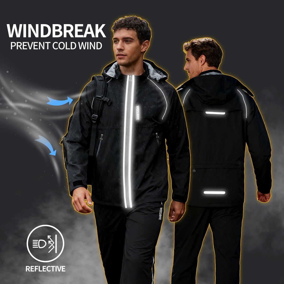Waterproof Reflective Motorcycle Rain Suit