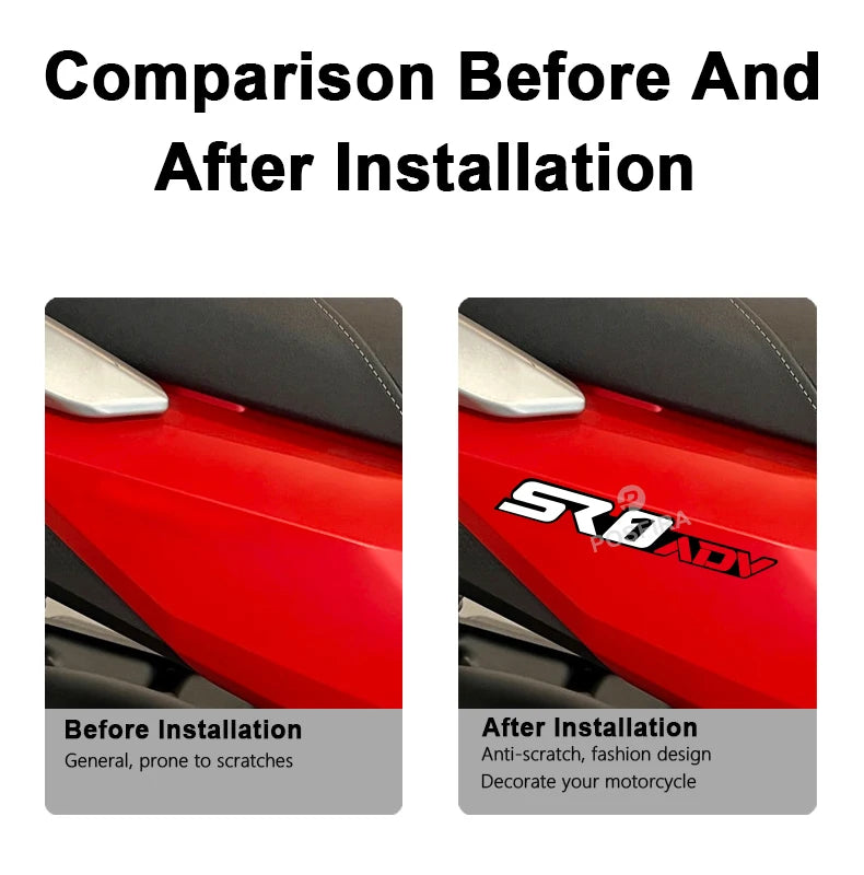 POSFIRA Motorcycle Stickers Vinyl Decals for Voge SR1 ADV 125 (2024–2025)