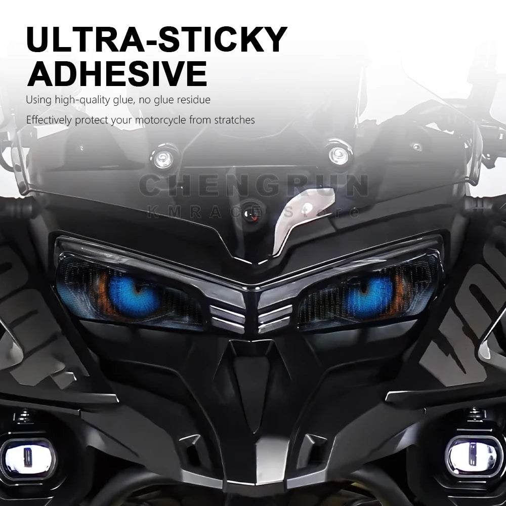 Motorcycle Headlight Protective Stickers for VOGE DS625X (2025) – Waterproof Headlamp Decals