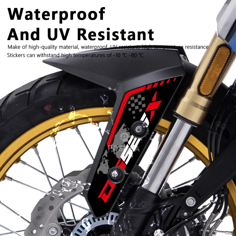 POSFIRA Front Fender Sticker Vinyl Decals for VOGE Valico 525DSX / DS525X (2023–2025)