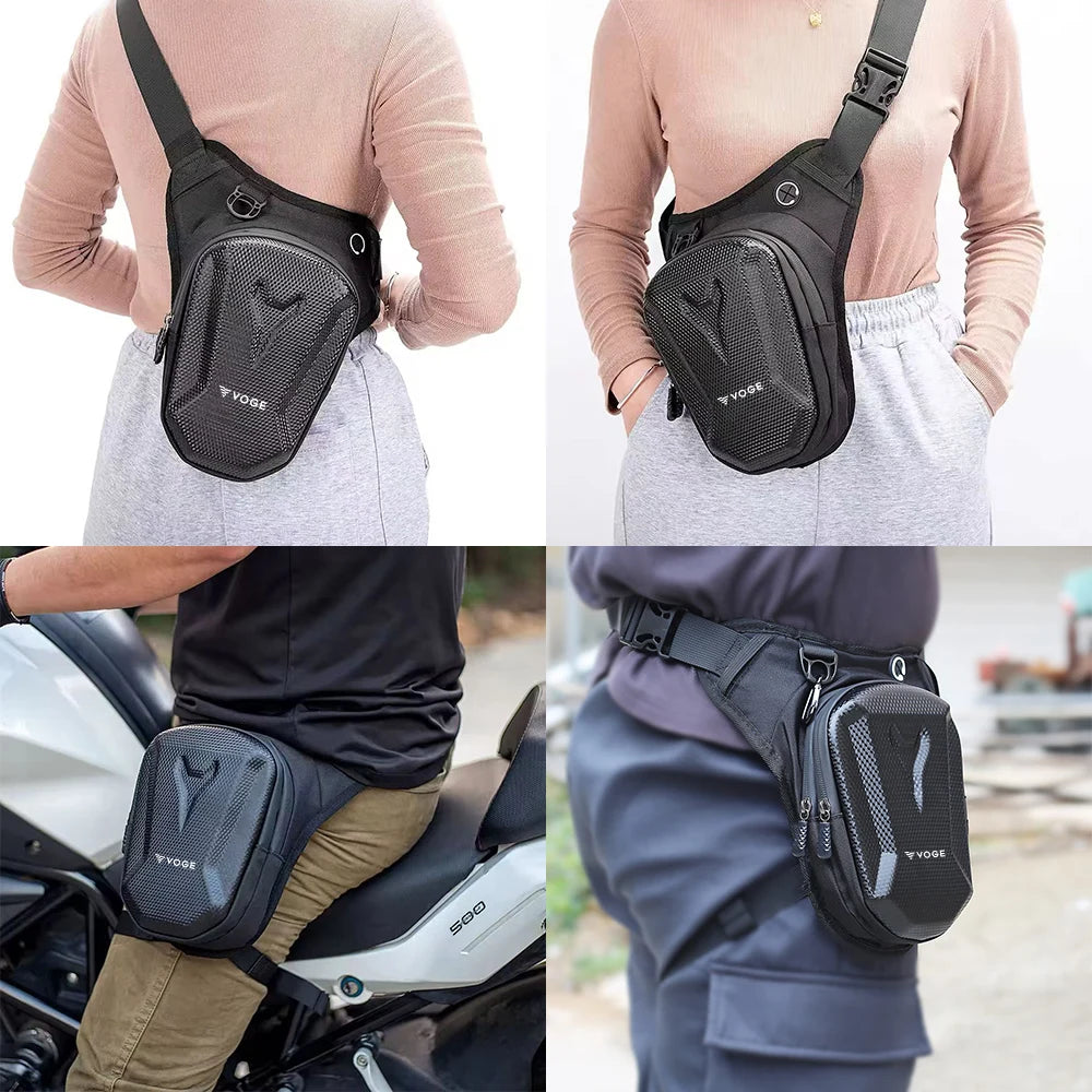 Bolsa de pierna impermeable para motocicleta VOGE DS525X y DS900X – Bolsa de muslo táctica