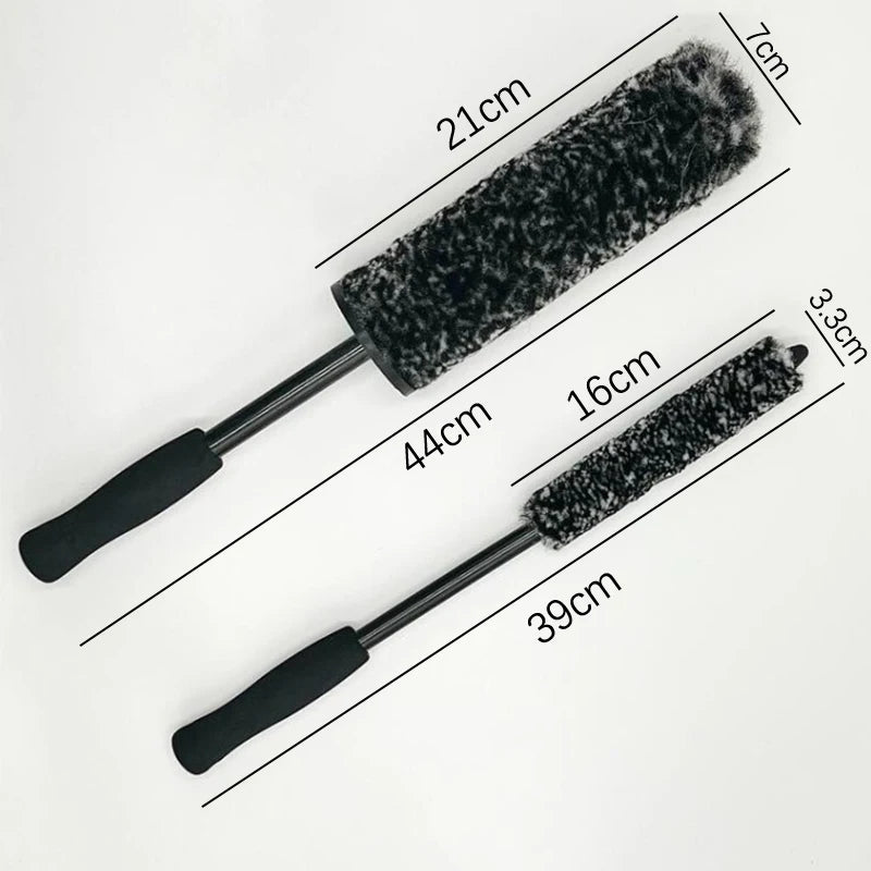 Microfiber Motorcycle Wheel Barrel Cleaning Brush
