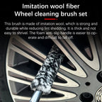 Microfiber Motorcycle Wheel Barrel Cleaning Brush