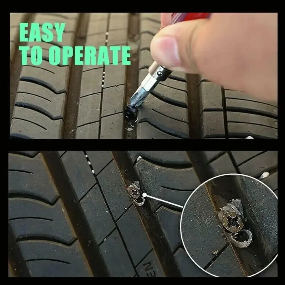 Universal Emergency Tubeless Tyre Repair Screw Kit