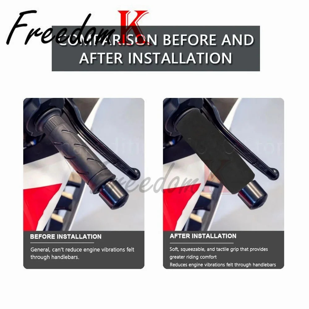 Fundas de espuma antivibración para manillares VOGE DS900X/DS625X/DS525X