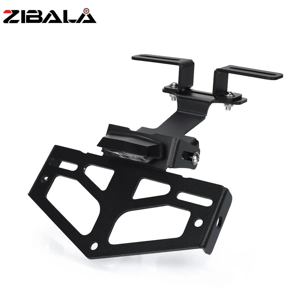 Motorcycle License Plate Holder Tail Tidy Bracket with LED Light for VOGE DS / DSX Models